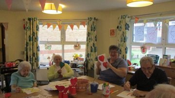 Arts and crafts takes a lovely twist at Mountain Ash care home